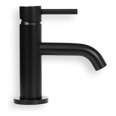 Fonteinkraan Blue Label Brondby | Opbouw | Koudwater kraan | Laag model | Eengreeps | Mat zwart