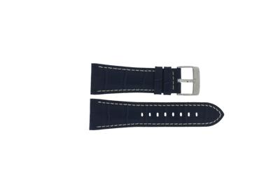 Horlogeband Lotus 15411-3 Leder Blauw 28mm