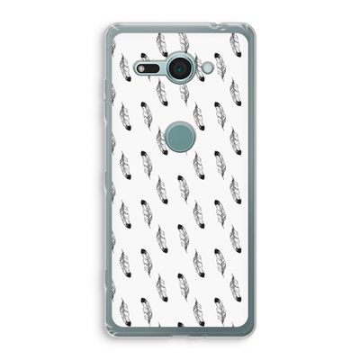 Pluimen: Sony Xperia XZ2 Compact Transparant Hoesje