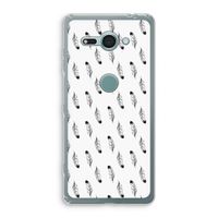 Pluimen: Sony Xperia XZ2 Compact Transparant Hoesje