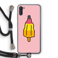 Raketijsje: Samsung Galaxy A11 Transparant Hoesje met koord Raketijsje: Samsung Galaxy A11 Transparant Hoesje met koord