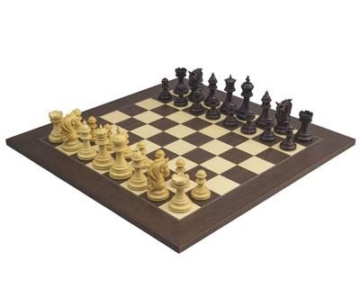 Het Kingsgate Rosewood Palissander Schaakset