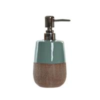 Items Zeeppompje/dispenser - polystone - mintgroen - 16 cm - toilet/badkamer