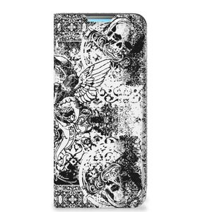 Mobiel BookCase Xiaomi Redmi 10 Skulls Angel