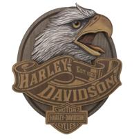 Harley-Davidson Uitgesneden Adelaar Wandbord 48 x 57 cm