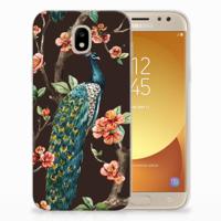 Samsung Galaxy J5 2017 | TPU Hoesje | Pauw met Bloemen