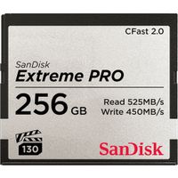 SanDisk Extreme Pro flashgeheugen 256 GB CFast 2.0