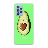 Avocuddle: Samsung Galaxy A73 Transparant Hoesje