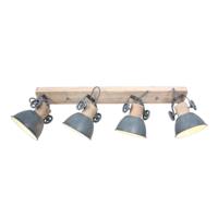 Steinhauer Landelijke plafondlampGearwood 4-lichts - 2729GR