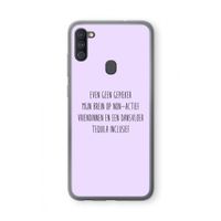 Tequila: Samsung Galaxy A11 Transparant Hoesje Tequila: Samsung Galaxy A11 Transparant Hoesje