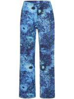 ‘Wide Fit’ jersey broek Van Margittes blauw
