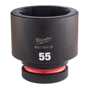 Milwaukee ShockWave™ Krachtdop 1" kort | 55 mm - 4932480420