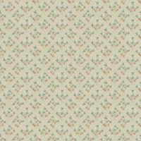 Dutch Wallcoverings Rosenlycka - Strawberries Yellow - Geel/Groen/Rood
