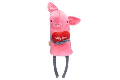 Beeztees Beeztees Liefdesvarken Pluche 45x15x10cm