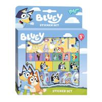 Totum bluey stickerset met speelachtergrond