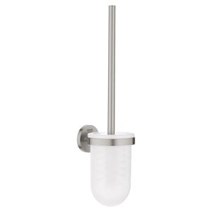 GROHE Essentials Toiletborstelhouder - wandmontage - rond - open - supersteel 40374dc1