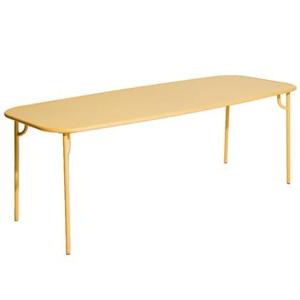 Petite Friture Week-end tuintafel 220x85 met dicht blad Saffron