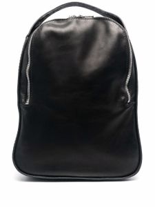 Guidi sac à dos en cuir grainé - Noir