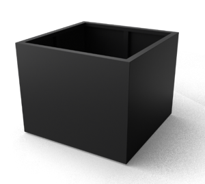 Artus rechthoekige Aluminium plantenbakken Lengte: 1400 Breedte: 1400 Hoogte: 800 - Geroba