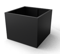 Artus rechthoekige Aluminium plantenbakken Lengte: 1400 Breedte: 1400 Hoogte: 800 - Geroba