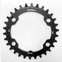 Sunrace blad 32t 4-arm 96 zwart narrow wide alu a-symmetric