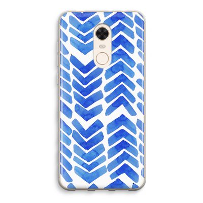 Blauwe pijlen: Xiaomi Redmi 5 Transparant Hoesje