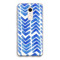 Blauwe pijlen: Xiaomi Redmi 5 Transparant Hoesje