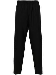 MM6 Maison Margiela pantalon fuselé à lien de resserrage - Noir