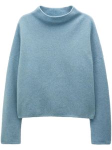 Filippa K pull Mika Yak à col cheminée - Bleu