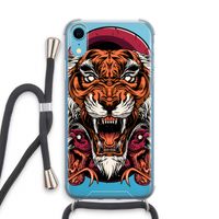 Tiger and Rattlesnakes: iPhone XR Transparant Hoesje met koord