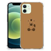 iPhone 12 Mini Stevig Bumper Hoesje Baby Hyena - thumbnail