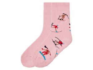 pepperts! 2 paar kinder thermosokken (39-42, Roze)