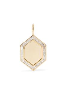 Lizzie Mandler Fine Jewelry pendentif D en or 18ct pavé de diamants