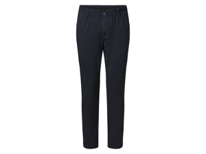 esmara Men Heren chino - Slim fit (Marineblauw, XL)