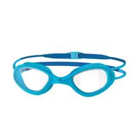 Zoggs Tiger LSR+ transparante lens zwembril blauw
