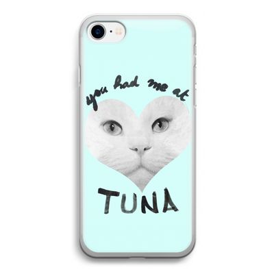 You had me at tuna: iPhone SE 2020 Transparant Hoesje