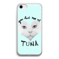 You had me at tuna: iPhone SE 2020 Transparant Hoesje