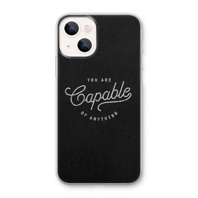 Capable: iPhone 13 mini Transparant Hoesje