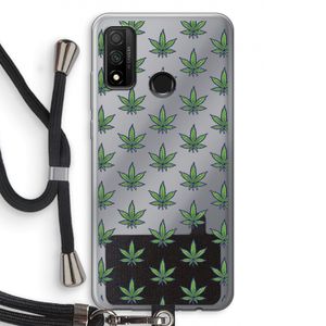 Weed: Huawei P Smart (2020) Transparant Hoesje met koord