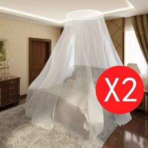 VidaXL Muggennetten 2 st rond 56x325x230 cm