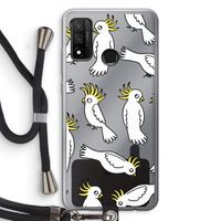 Papegaai: Huawei P Smart (2020) Transparant Hoesje met koord