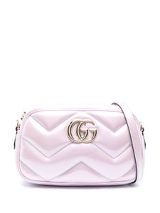 Gucci petit sac à bandoulière à motif GG Marmont - Rose