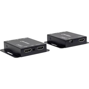 Manhattan 207461 Extender (verlenging) HDMI, LAN (10/100/1000 MBit/s) via netwerkkabel RJ45 50 m