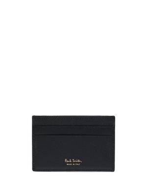 Paul Smith porte-cartes en cuir à logo imprimé - Bleu