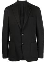 Lardini blazer boutonné à détail de broche - Noir