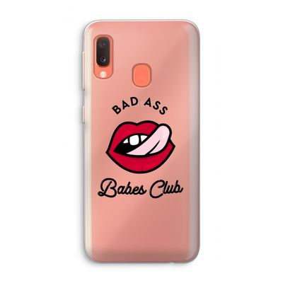 Badass Babes Club: Samsung Galaxy A20e Transparant Hoesje