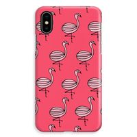 Flamingo: iPhone XS Max Volledig Geprint Hoesje Flamingo: iPhone XS Max Volledig Geprint Hoesje