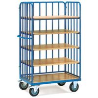 Fetra Hauptartikel 8352-1 Etagewagen Staal Poedercoating Laadvermogen (max.): 500 kg Stralend blauw (RAL 5007) - thumbnail