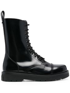 Valentino Garavani bottines en cuir - Noir