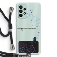 Sterren: Samsung Galaxy A52s 5G Transparant Hoesje met koord